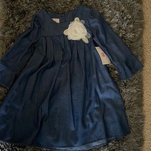Girls denim dress